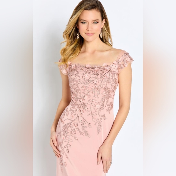 Cameron Blake formal gown size 8, English Rose - Picture 2 of 6